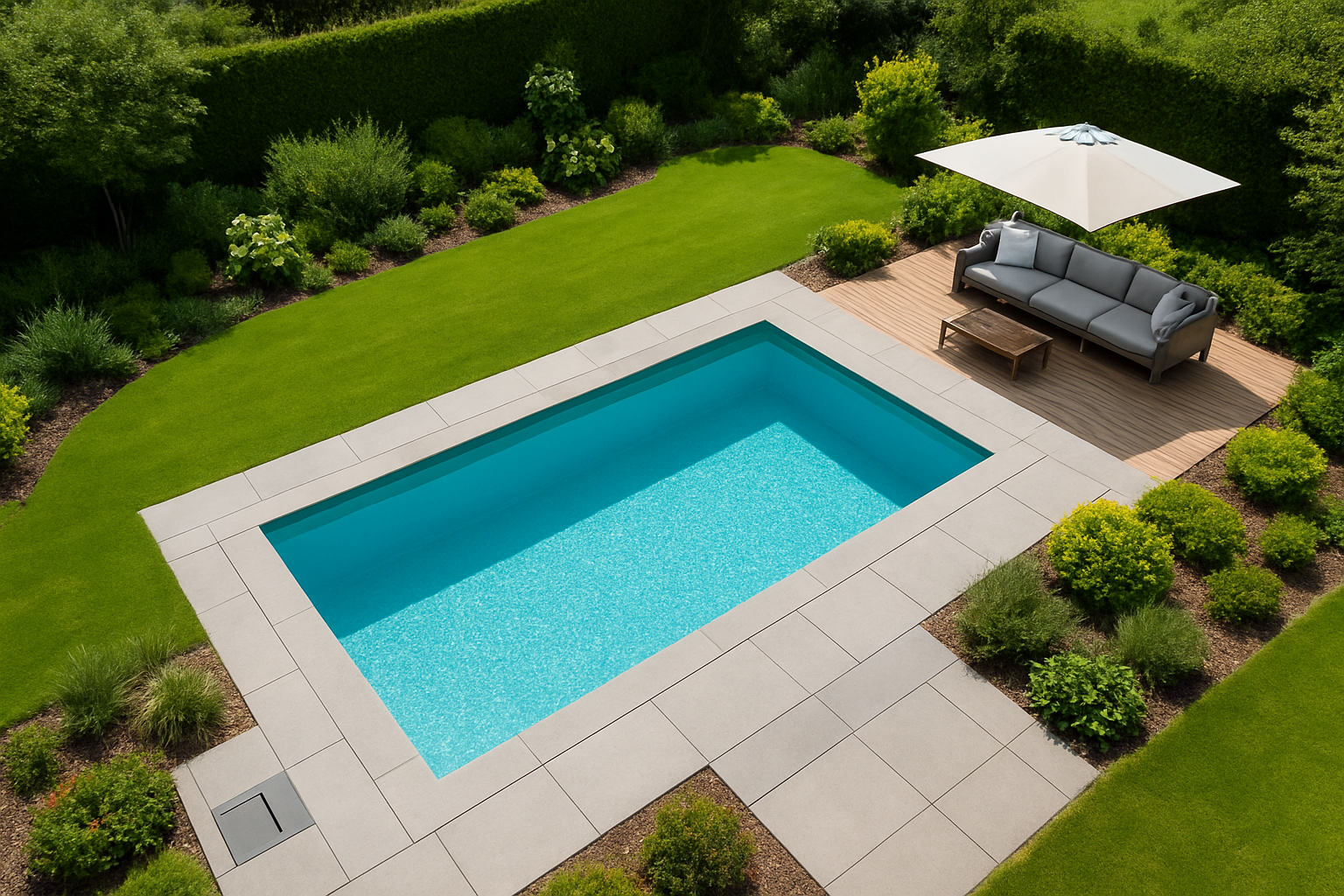 Schwimmbad zu Hause planen: Vom Gartentraum zum sicheren Pool mit System