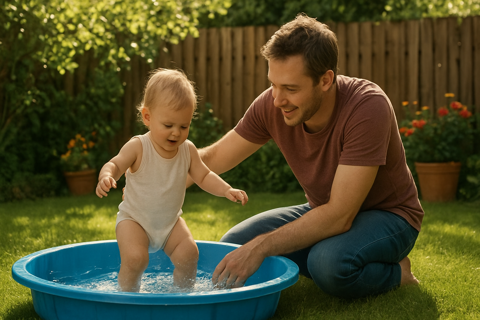 Planschbecken für Kleinkinder im Familiengarten: Sicherheit, Wassergewöhnung und Praxis