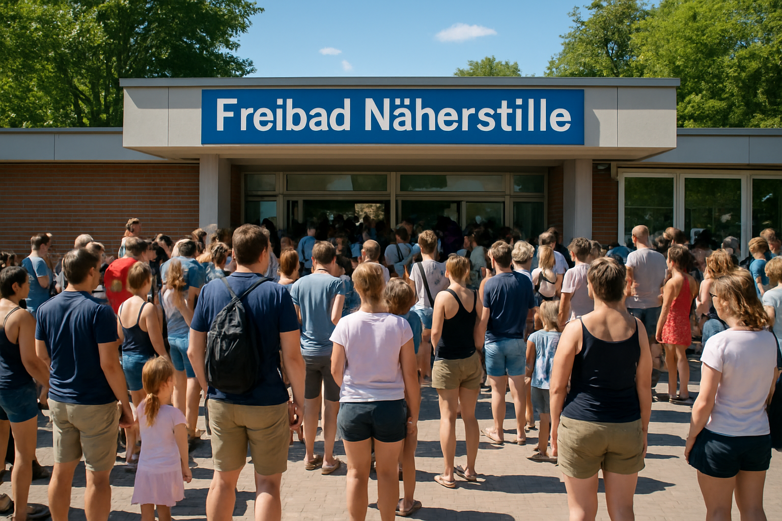 Saisonstart im Freibad Näherstille: Andrang, Wasserwacht und offene Fragen