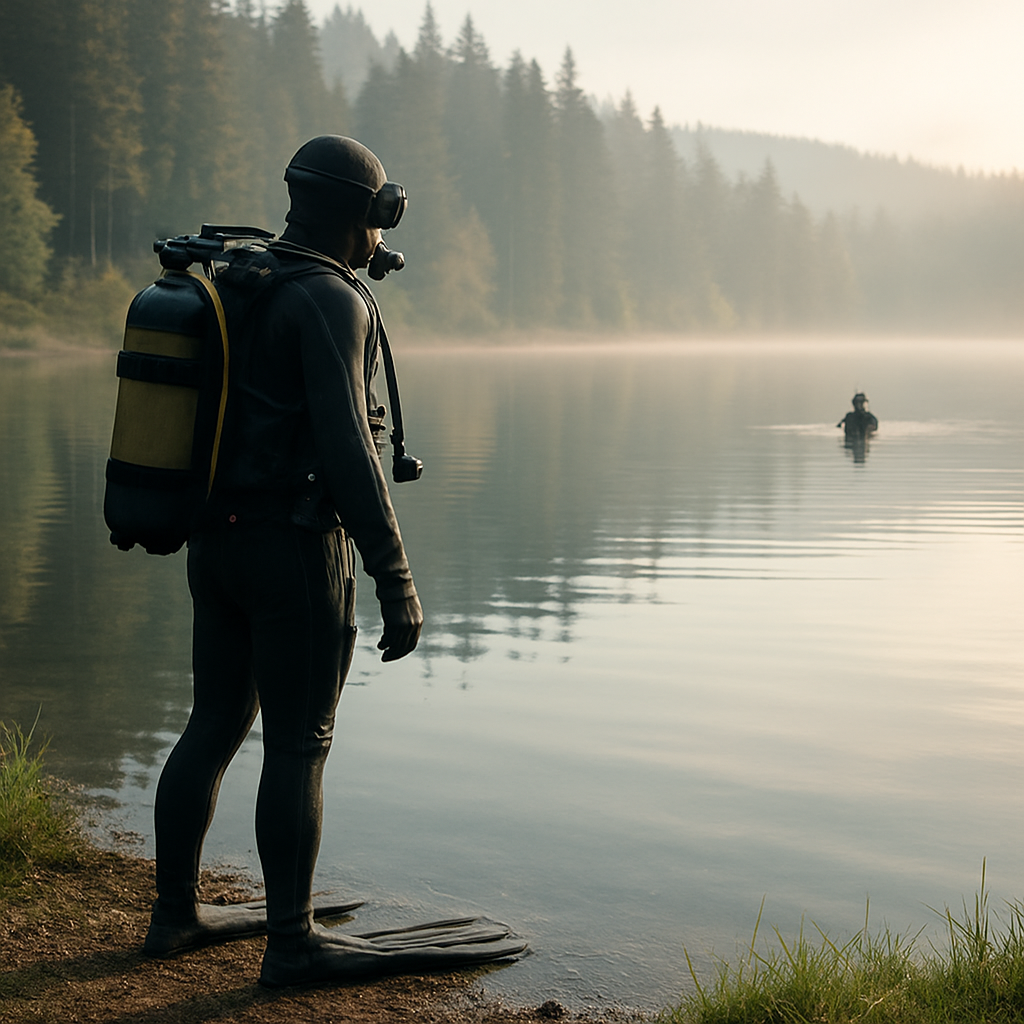 Walk-in Start am ruhigen Bergsee