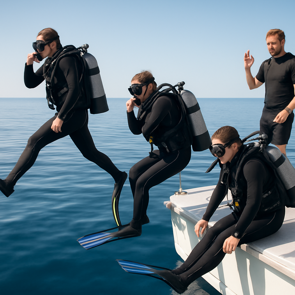 Vielfalt der Einstiegsmethoden am Boot