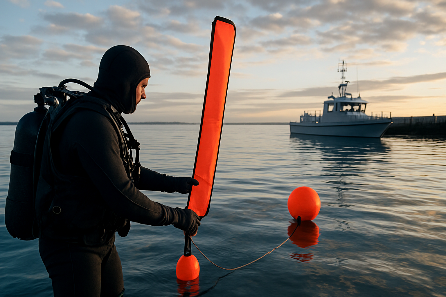 Boje und Reel verwenden: Sicherheit, Sichtbarkeit und Technik rund um SMB/DSMB im Tauchsport