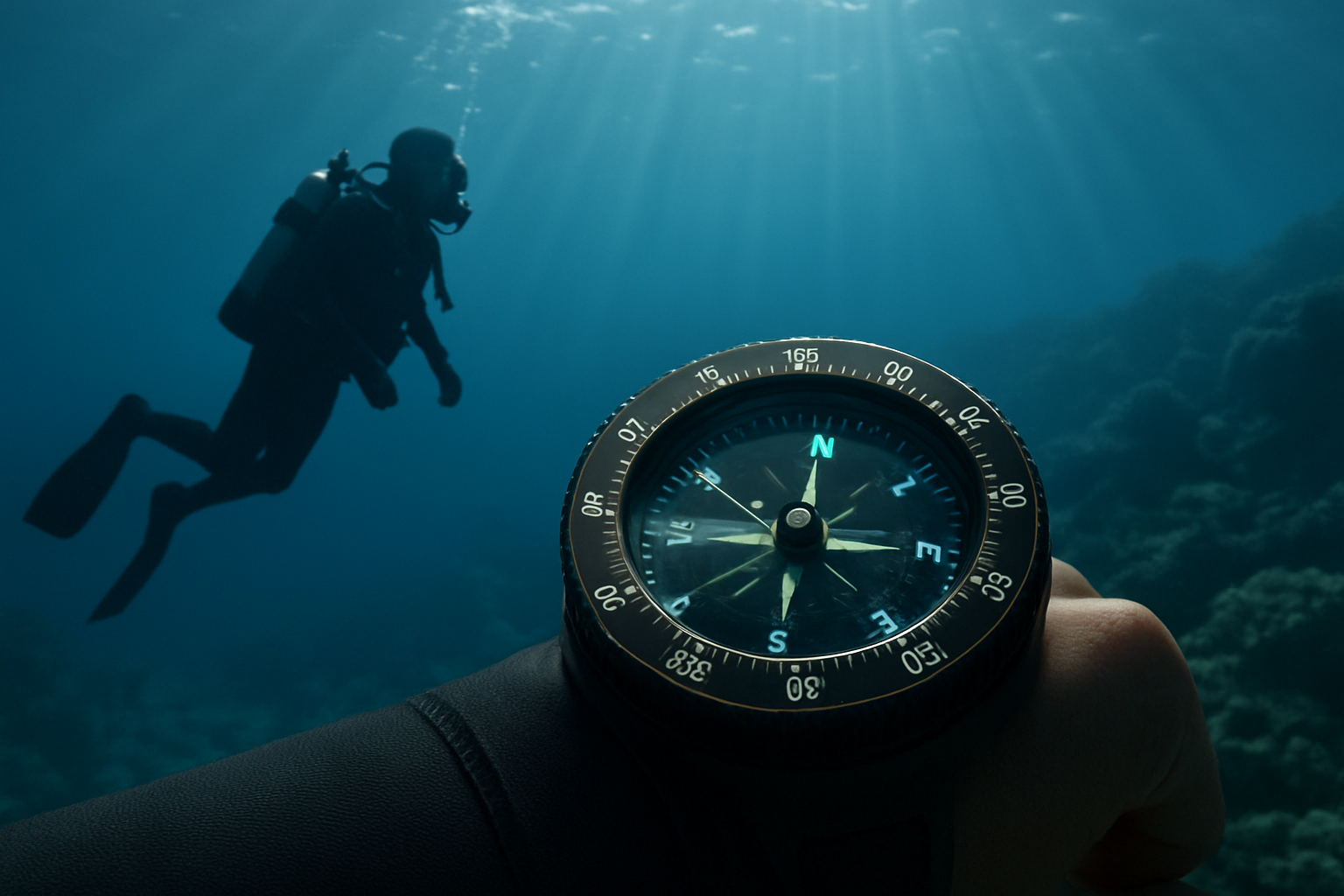 Unterwasser‑Kompassnavigation: Kerntechniken für sichere Tauchnavigation