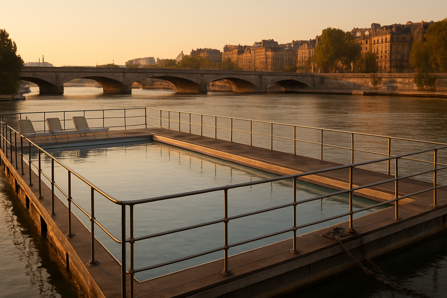Joséphine-Baker-Schwimmbad in Paris: Ende des schwimmenden Pools und die Debatte um Sicherheit