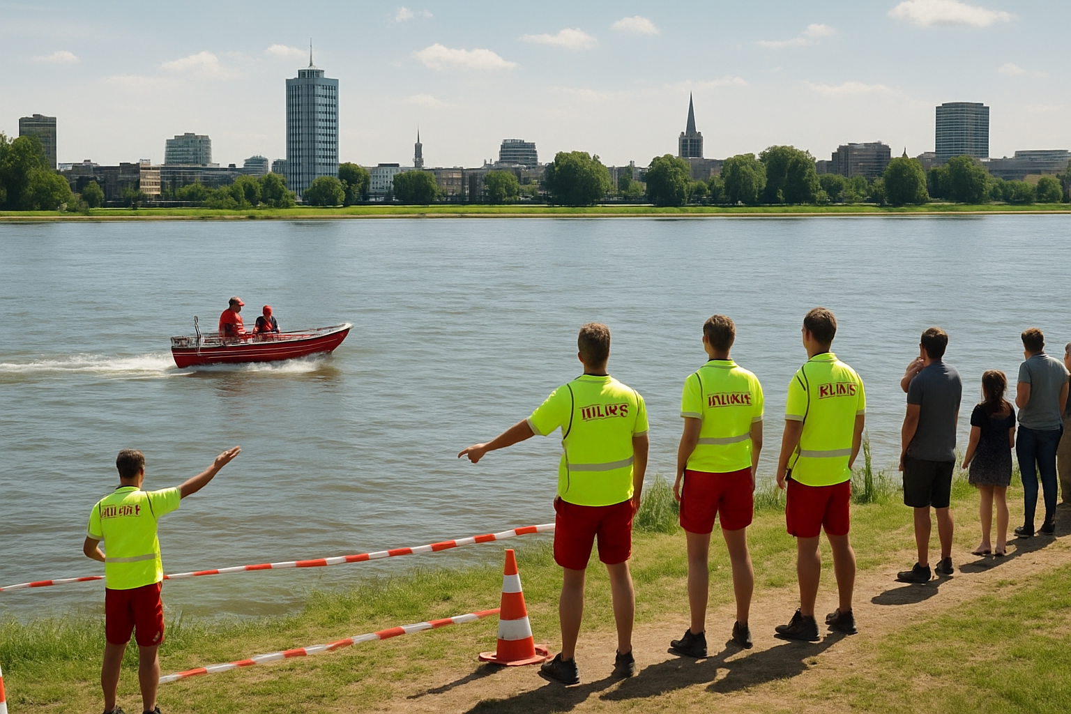 Rhein: Badeverbote in Düsseldorf und Neuss – Pfingst‑Einsätze und Behördenreaktionen