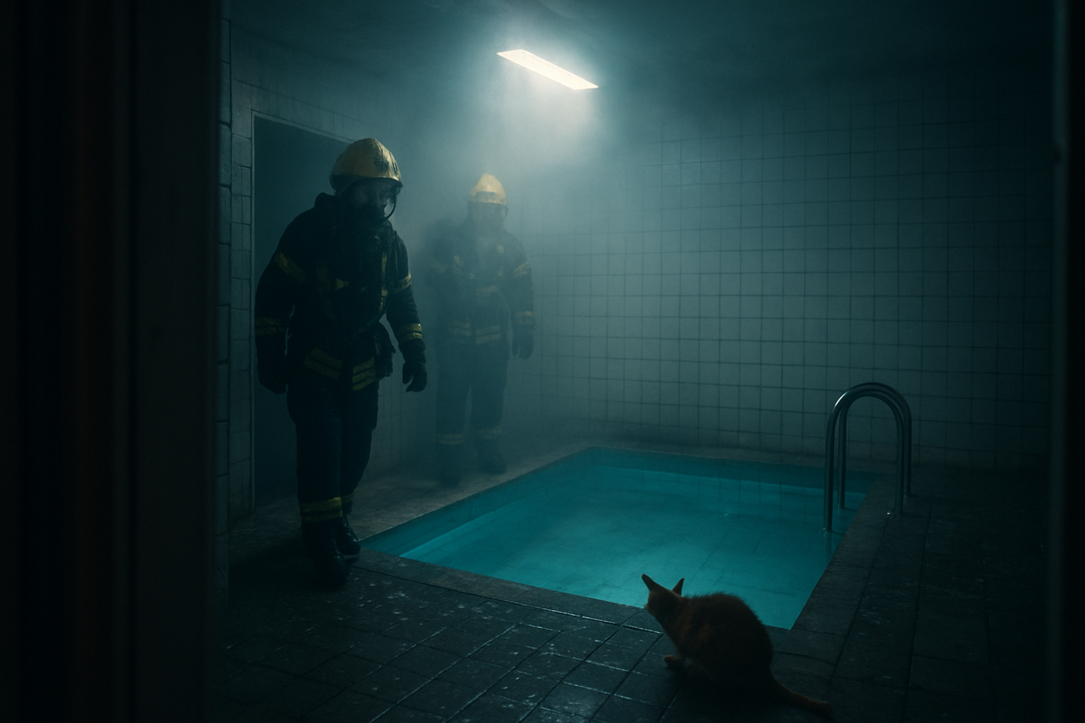 Schwimmbad im Keller: Chlorgas-Unfall in Berlin – Menschen und Katze gerettet