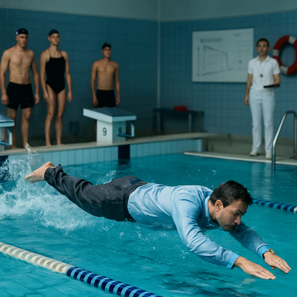 Kleiderschwimmen: Kleidung beeinflusst Auftrieb und Bewegung