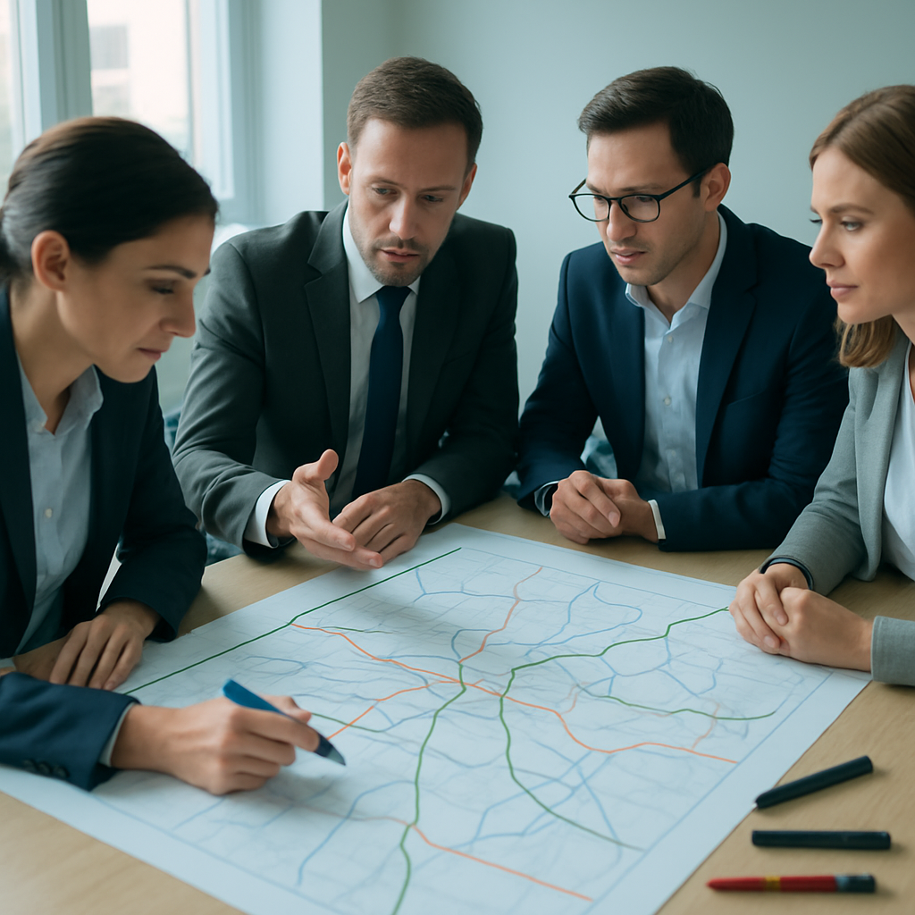Kartenbasierte Planung im Flurbereinigungsverfahren Bosenheim