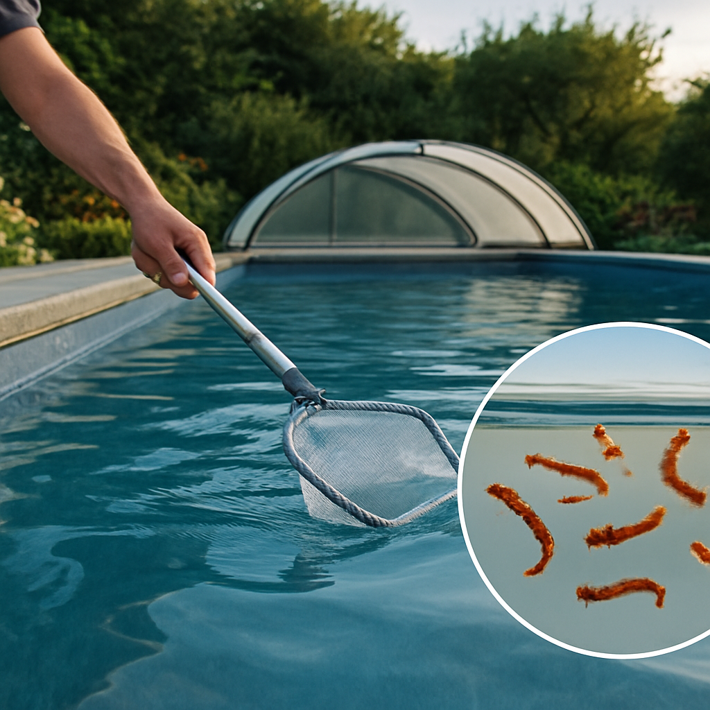 Larven an der Wasseroberfläche erkennen