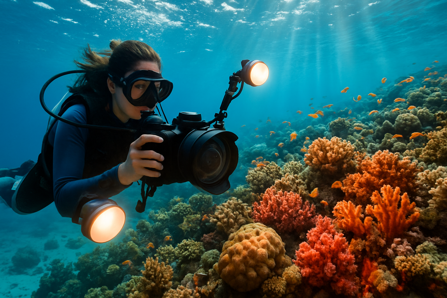 Unterwasserfotografie im Sommer: Farbwiedergabe, Blitze und Lichtführung für spektakuläre Bilder