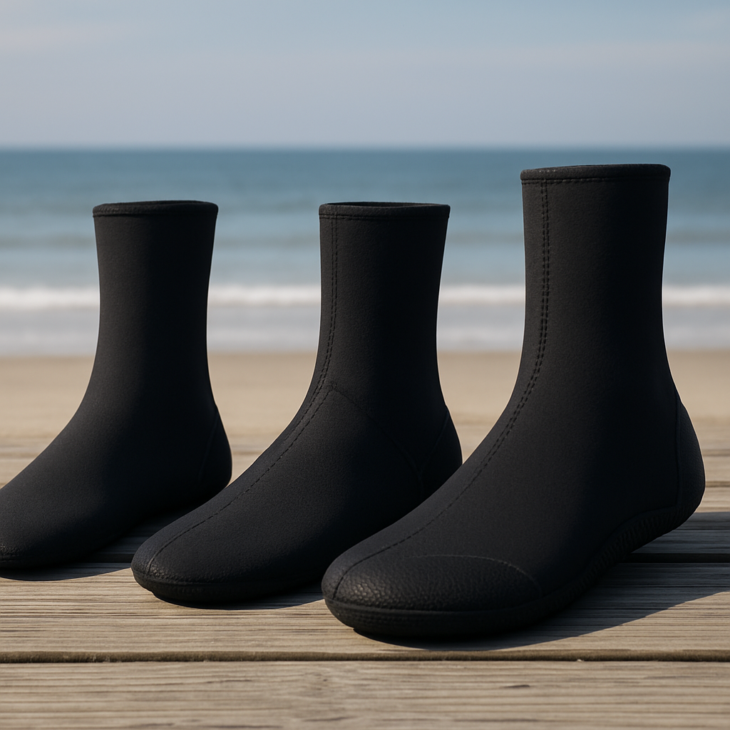 Vergleich: Neoprendicken im Sommer.