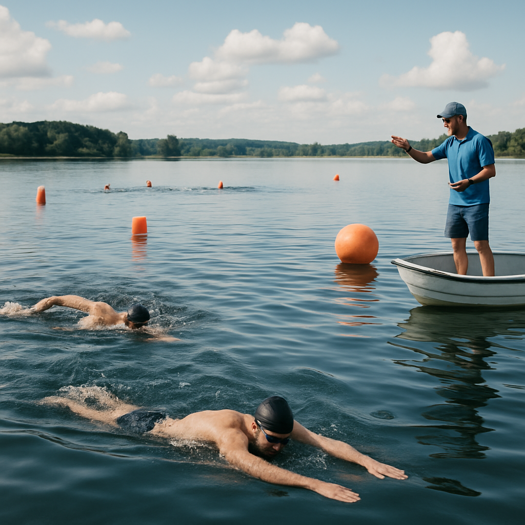 Intervalle und Technik im offenen Wasser