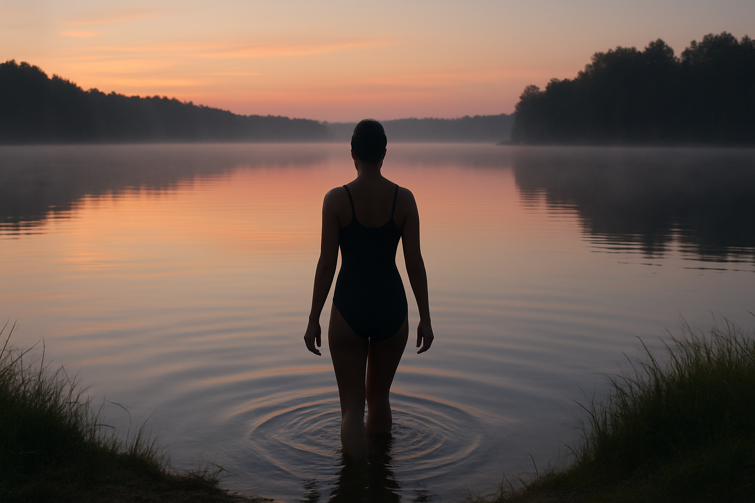 Baden in der Dämmerung: Sinnliches Eintauchen, Sicherheit und Räume der Nacht